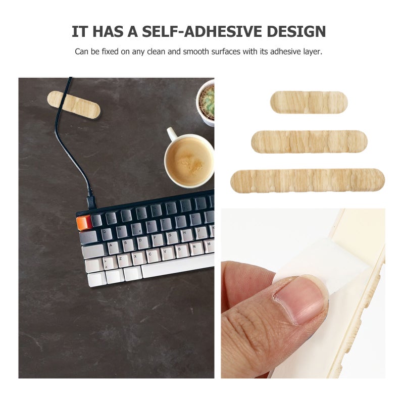 📱 مشابك تنظيم الكابلات للحاسوب بتصميم لاصق سهل - Image 2