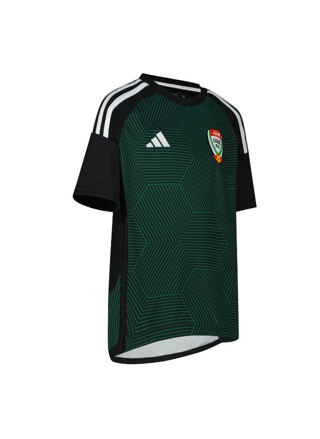 Adidas Adidas Uae Fa Away Jersey Youth Black Football Jerseys For Boys 128  - Image 5