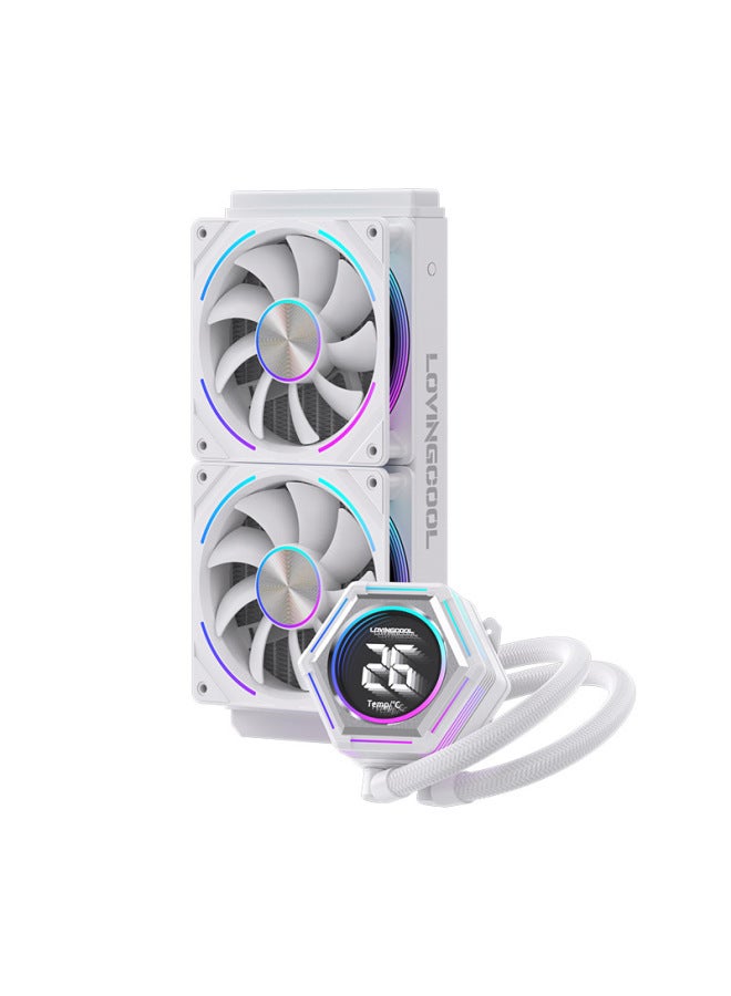 LOVINGCOOL Temperature Display 360 Water Cooler 240 Argb Temperature Control Amd Aura Sync 2011 All-in-one Inter - Image 1