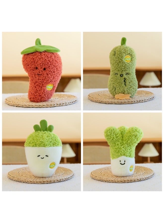 لعبة محاكاة الفاكهة القطيفة مقاس 8 بوصات دمية آلة الإمساك دمية رمي الزفاف دمية دوريان لعبة حلقة للأطفال - المواصفات: الأناناس - اللون: 8 بوصة 【20 سم - 22 سم】 - Image 5