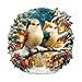 Artipuz Christmas Wooden Puzzles for Adults Christmas Birds Wooden Puzzle Unique Shape Wood Jigsaw Puzzle for Adults Wood Puzzles Adult Gifts for Family Wall Art Home Decor 270pcs 134 133in L - Image 2