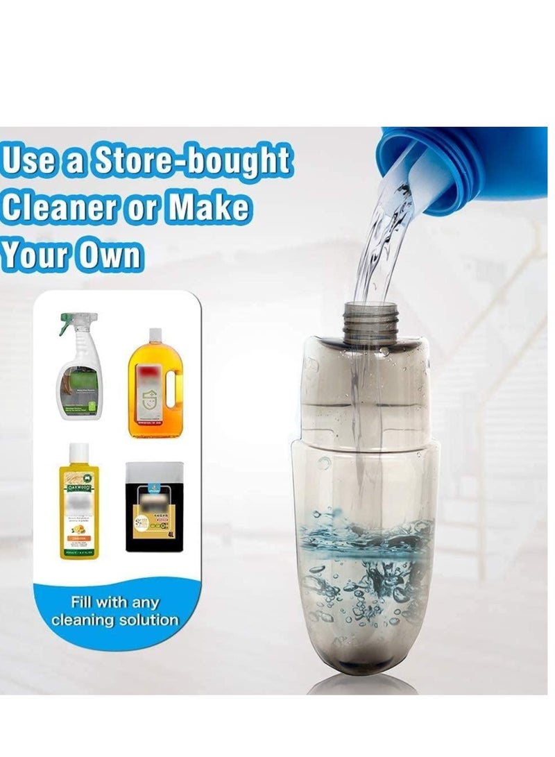 3 في 1 ممسحه لارضيات الباركيه والسيراميك والبورسلين و الرخام مع بخاخ الرذاذ للتعقيم مع مكنسه يدويه ، ممسحة لأرضية الحمام  والباركيه، تأتي في قطعة ثابتة وقطعة  هدية - Image 5