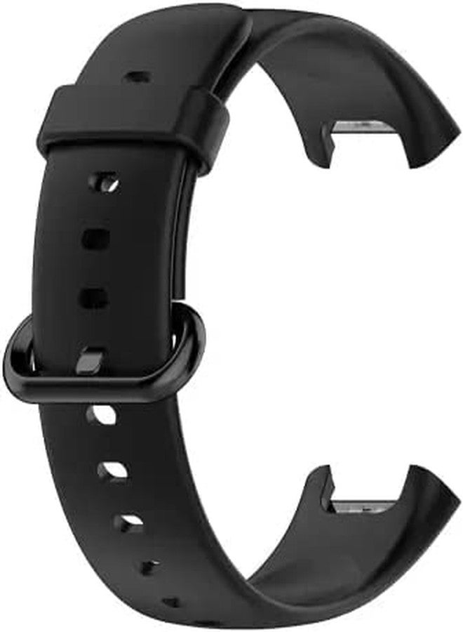 Soomio for Redmi Watch 2 Lite, Redmi GPS Watch Only Soft Silicone Band Strap (Smart Watch NOT Included) (Green Black 2 Pack) - Image 2