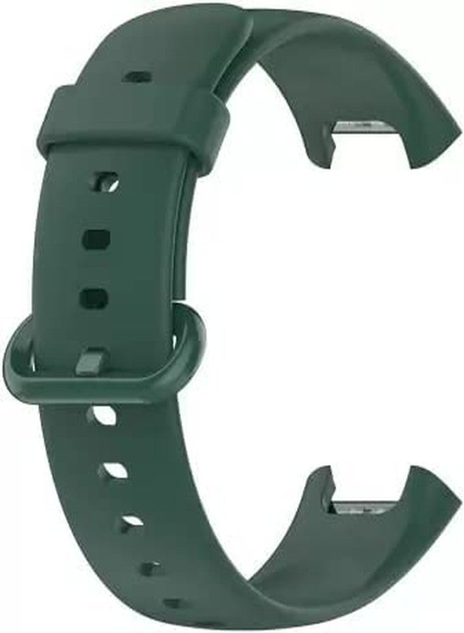Soomio for Redmi Watch 2 Lite, Redmi GPS Watch Only Soft Silicone Band Strap (Smart Watch NOT Included) (Green Black 2 Pack) - Image 3