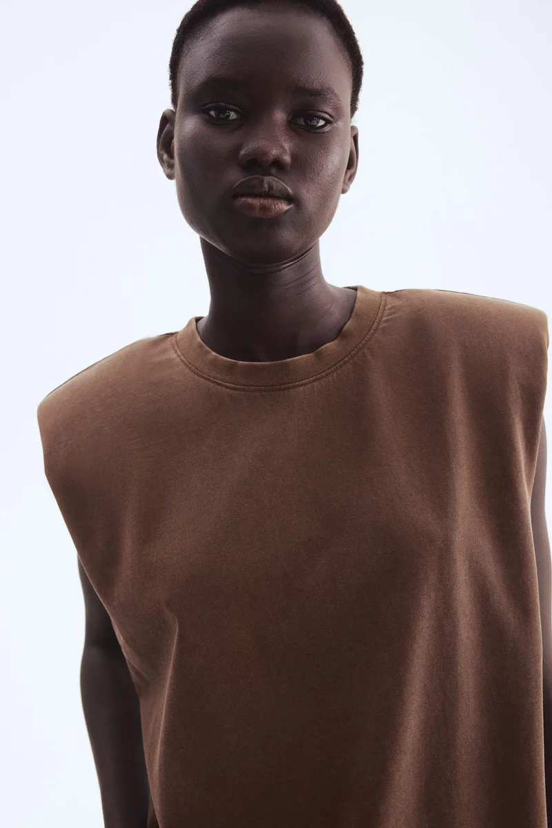 H&M Shoulder-pad vest top