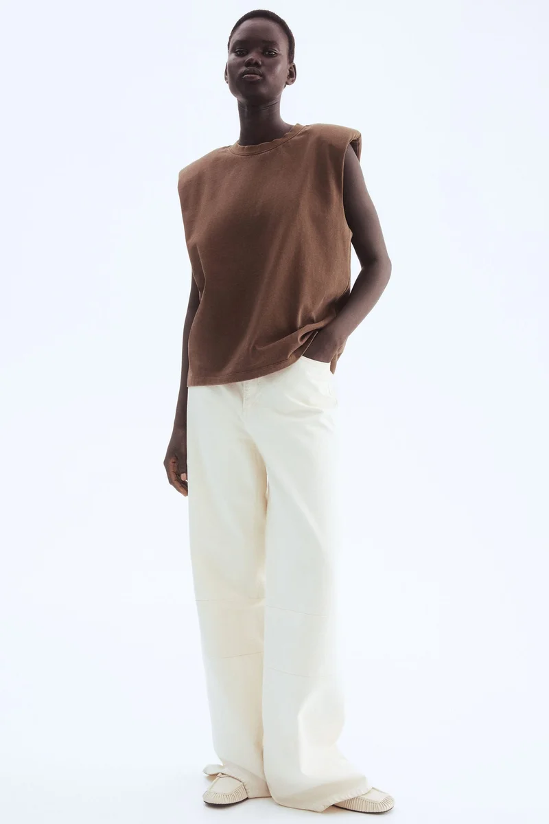 H&M Shoulder-pad vest top