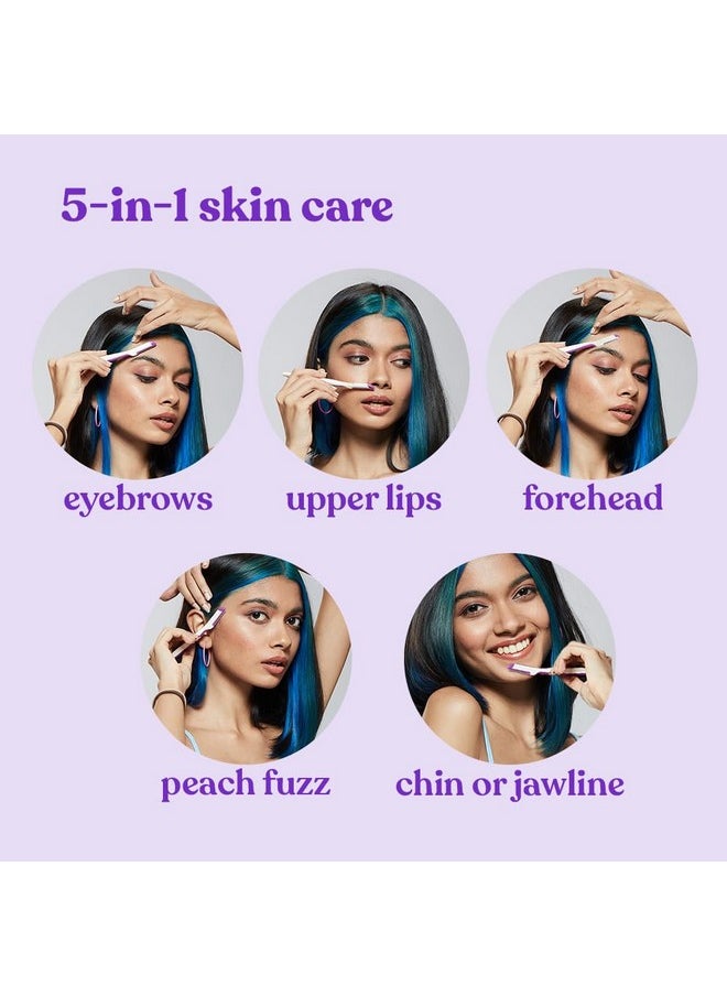 BOMBAY SHAVING COMPANY Face Razor For Women For Easy & Safe Facial Hair Removal (Pack Of 3)  - Image 5