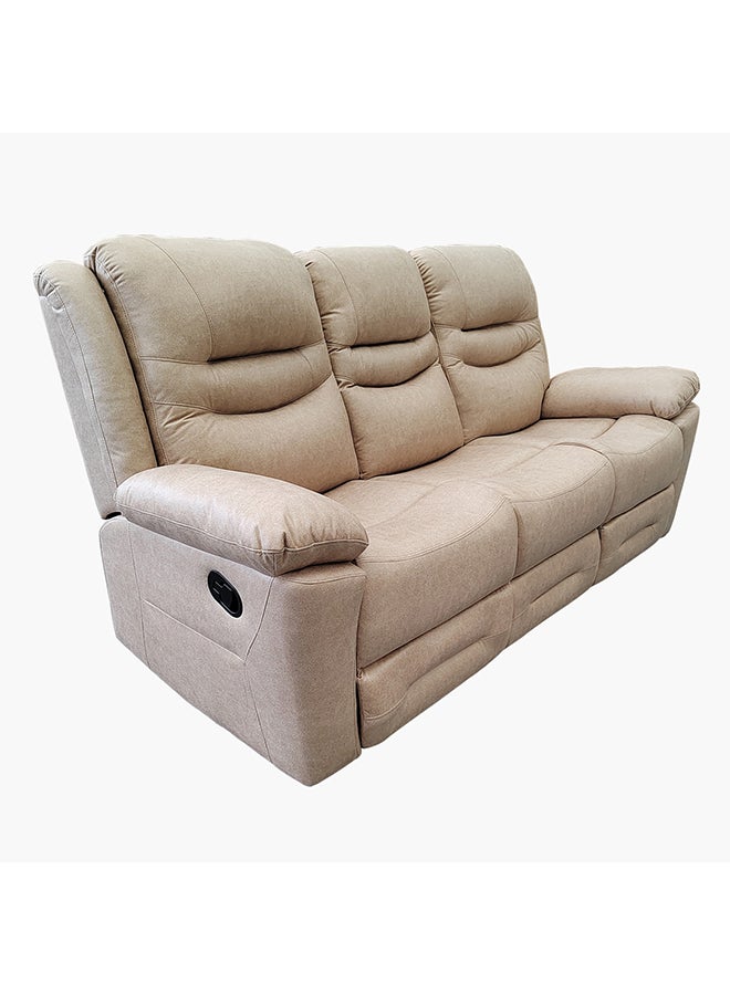 Home Box كرسي استرخاء لندن من الجلد الصناعي 3 مقاعد مع شحن لاسلكي 94 × 103 × 216 سم  - Image 3