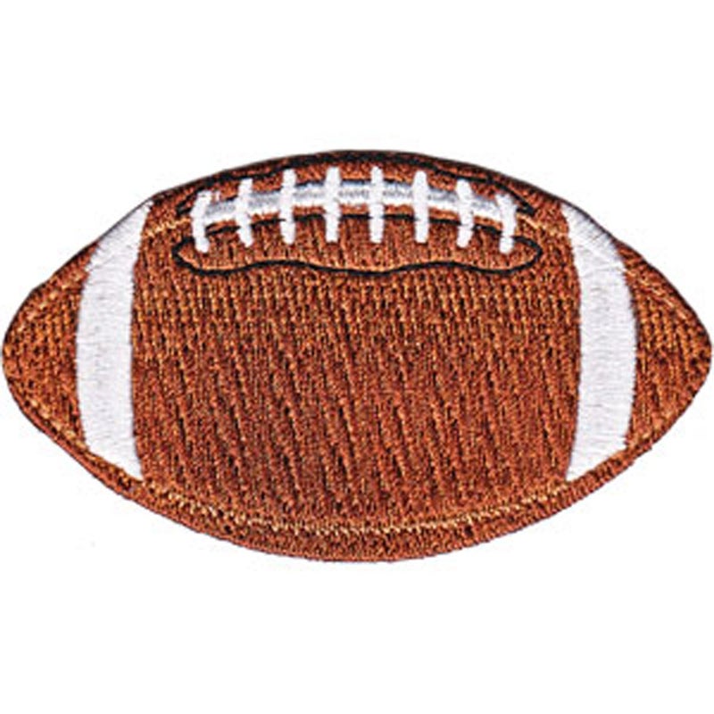 CD Visionary Application Sports Football Patch Brown 3 inches