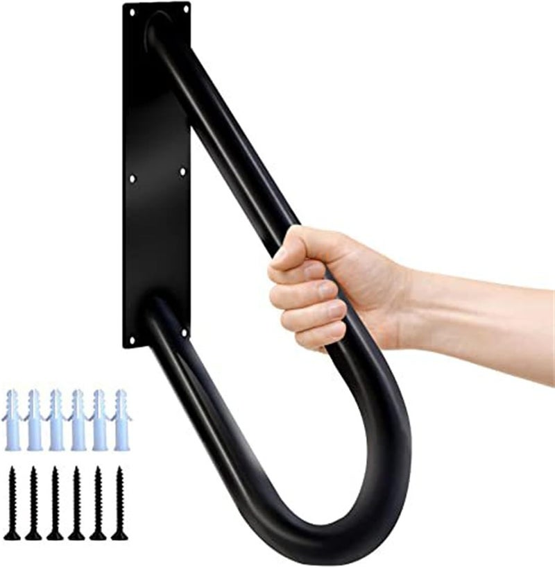 Wall Mount Handrail Outdoor Step Safe Grab Stair Railing Bent Grab Hand for Elderly Pregnant Women Disabled Staircases Accessory Outdoor Easy to Use Stair Lift Space Saving - Image 5