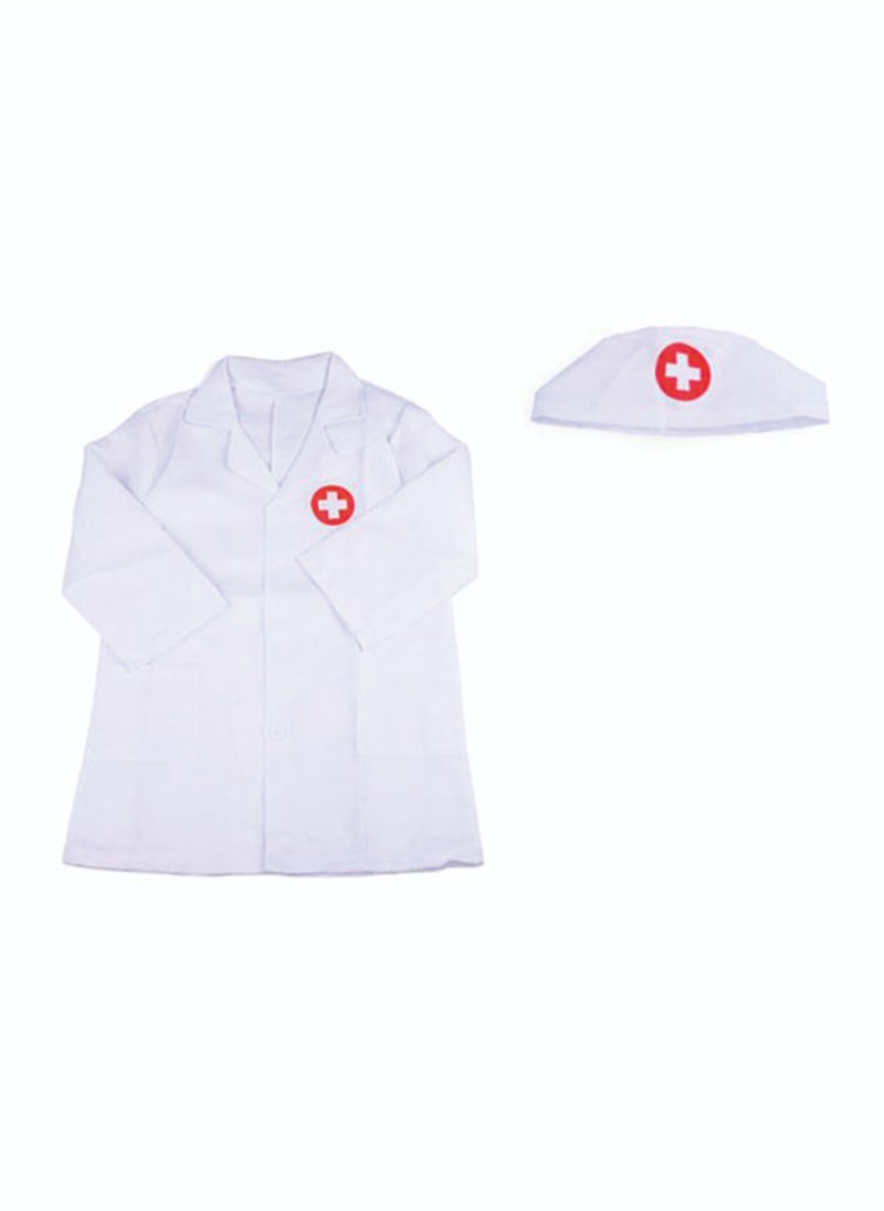 CYTHERIA - 2 Piece Kids Dress Up Set Doctor Cosplay Costume for Boys and Girls 3-7 Years Old Birthday Party White - Image 1