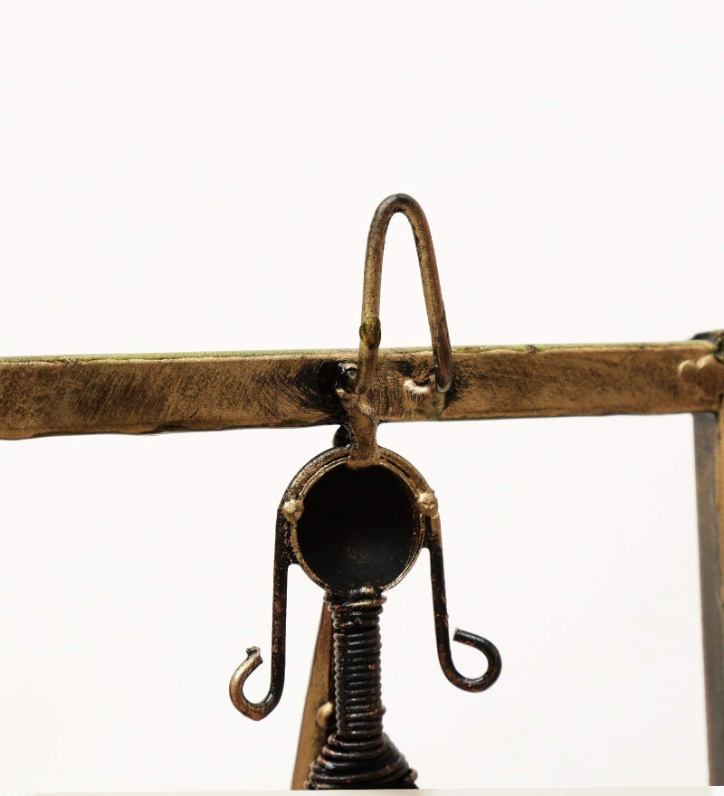 Medieval Arts Wall Art Decorative Iron Musicians Wall Hanging Showpiece Frame for Home Decor (Style 14,Multicolour) - Image 5