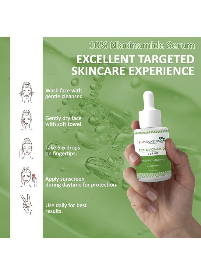 7 Days 7 Days 5%12% Niacinamide Face Serum Reduces Acne, Blemishes & Acne Marks | Brightens & Smoothens Skin | All Skin Type | Face Serum for Women & Men| 30ml (Pack of 2) - Image 3