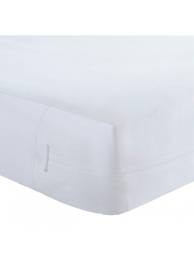 Bed Bug Blocker Original Bed Bug Blocker Zippered Mattress Protector (King),White - Image 1
