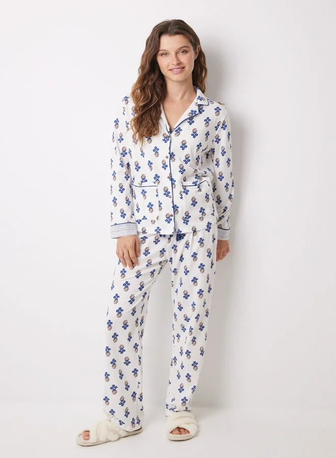women'secret Mms Fv Flower Pj Masculine Pyjama