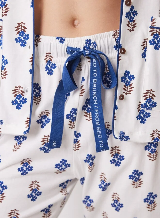 women'secret Mms Fv Flower Pj Masculine Pyjama
