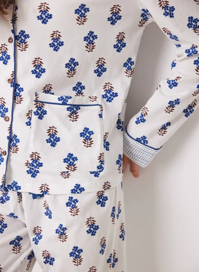 women'secret Mms Fv Flower Pj Masculine Pyjama