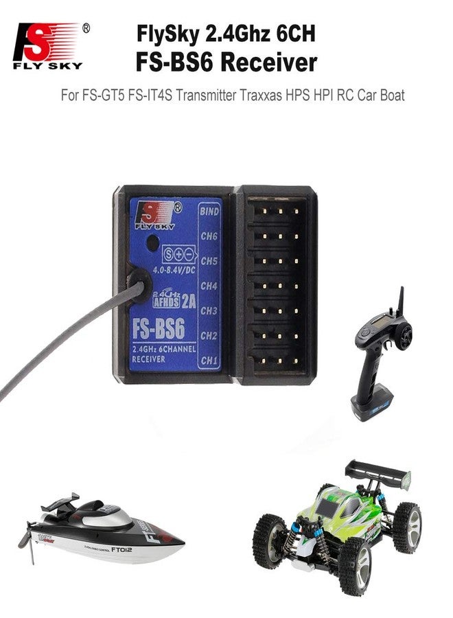 GoolRC Flysky FS-BS6 Receiver 2.4Ghz 6CH RC Receiver AFHDS2 for Flysky FS-GT5 Transmitter RC Car Boat - Image 2