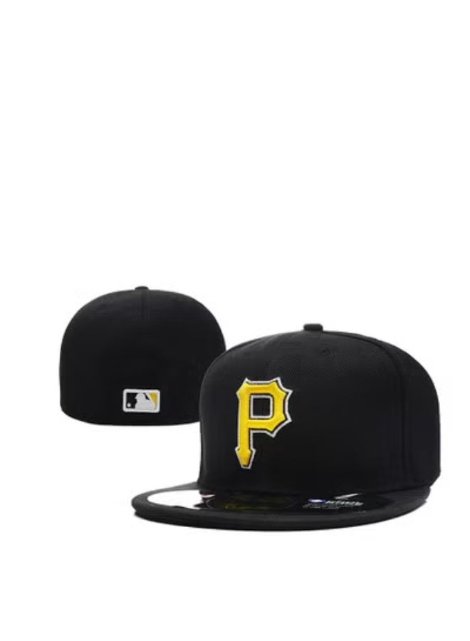 Pittsburgh Pirates Black Snapback Cap with Yellow "P" Logo-61.5cm