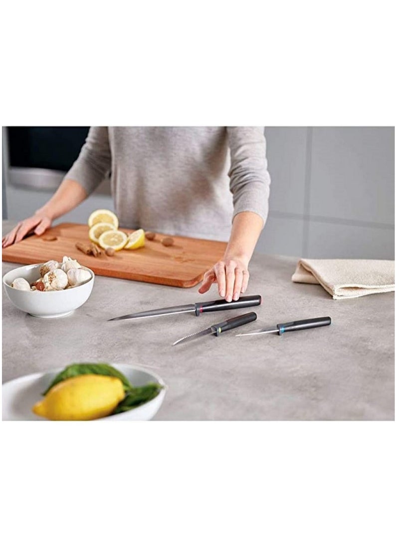 Joseph Joseph 3 Piece Elevate Knife Set With Ergonomic Handles  - Image 4