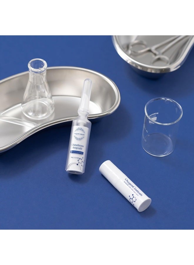 OxygenCeuticals Glutathione ToneUp Kit – Antioxidant Skincare Set with Glutathione and Niacinamide, Ampoule and Cream Duo 2-Piece Set, Made in Korea - Image 3