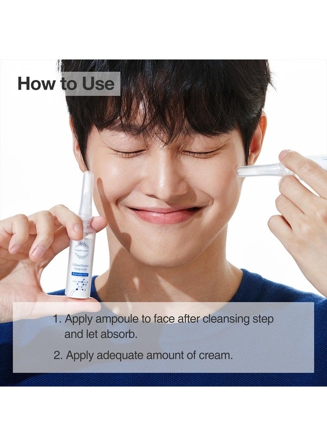 OxygenCeuticals Glutathione ToneUp Kit – Antioxidant Skincare Set with Glutathione and Niacinamide, Ampoule and Cream Duo 2-Piece Set, Made in Korea - Image 5