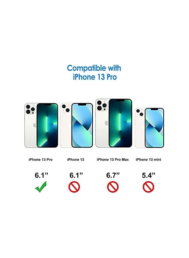 جي تيك حافظة JETech لهاتف iPhone 13 Pro مقاس 6.1 بوصة، غطاء ممتص للصدمات غير أصفر اللون، ظهر شفاف مضاد للخدش (شفاف) - Image 2