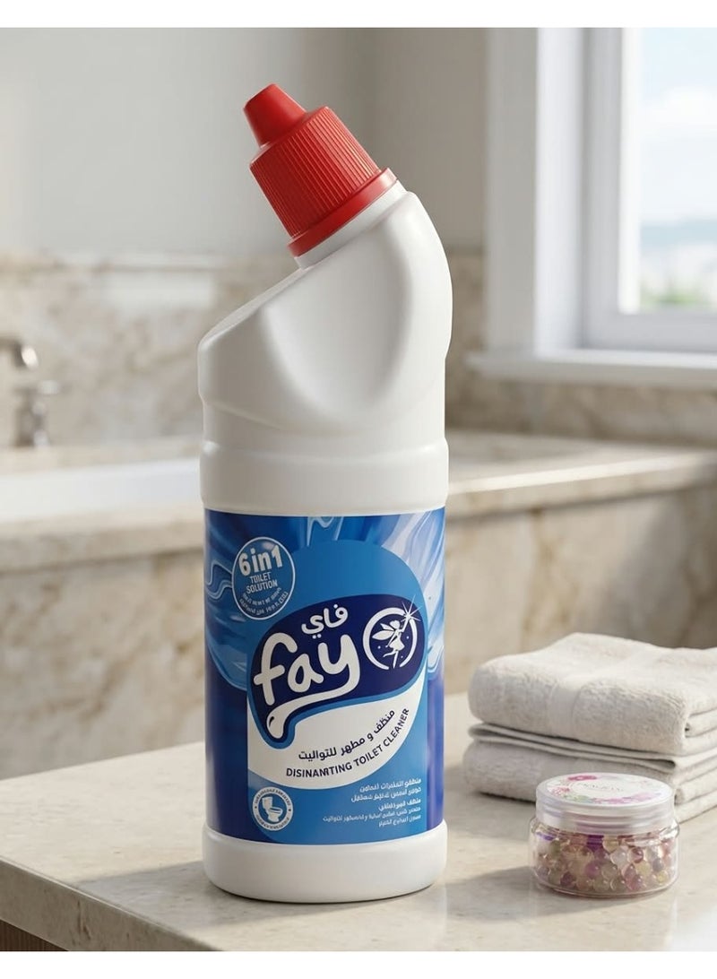 Fay 6-in-1 Disinfecting Toilet Cleaner 750 ml