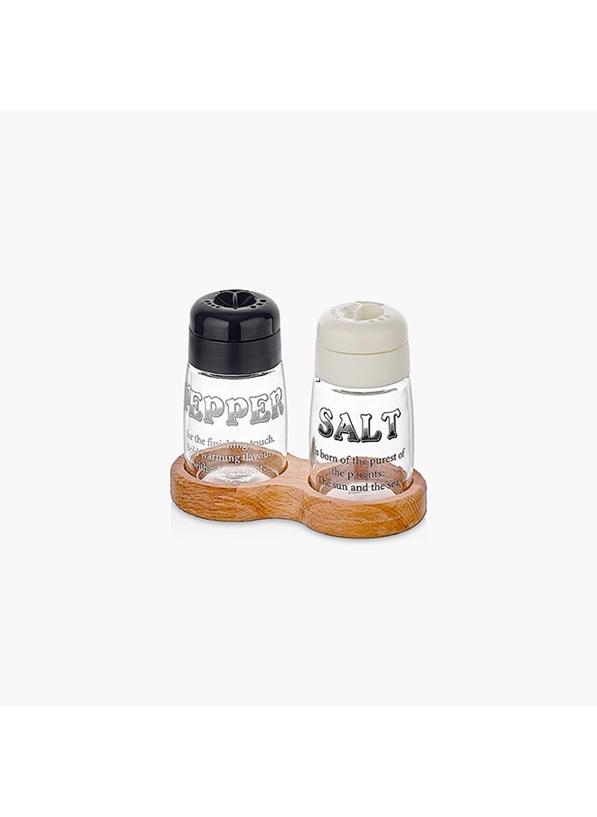 Home Box 2-Piece Exclusive Salt and Pepper Shaker Set 13.3 x 11.3 x 6.9 cm  - Image 2