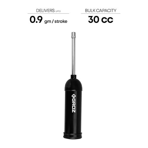 GROZ Grease Gun with Push Type Mechanism| Ideal for Greasing Impact Wrenches, Trucks etc | Compact Design| Discharge upto 0.90 gm/shot | Pressure upto 1,000 PSI | Comes with Universal Connector| G6P - Image 3