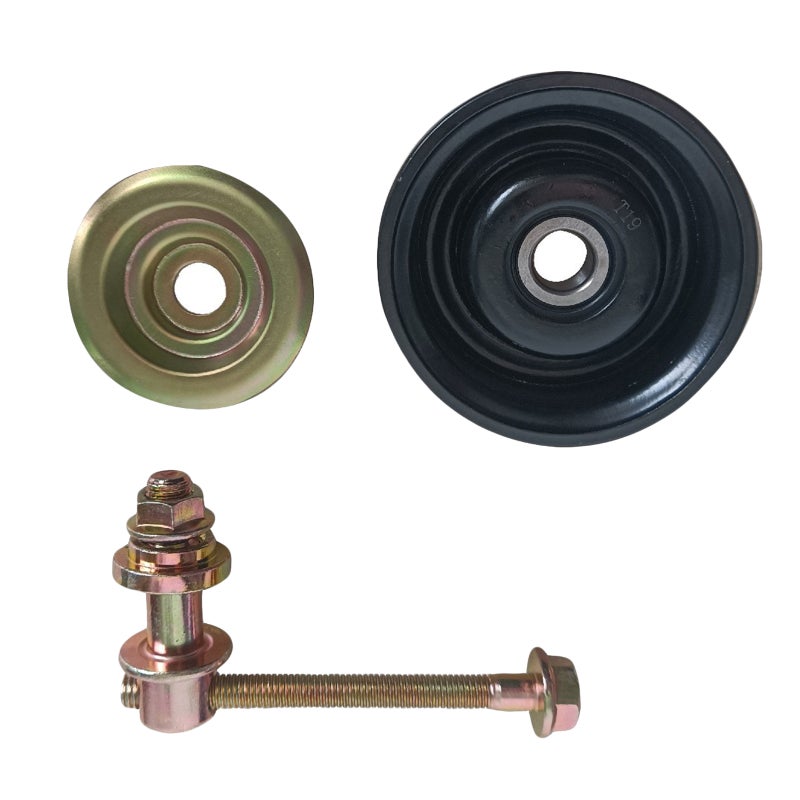 Drive Belt Tensioner Pulley Kit: Black Premium Metal Construction - Long-lasting Durability, Improved Vehicle Performance, Wide Compatibility for Toyota CAMRY, T100, COROLLA, PRADO, RAV4 - Image 3