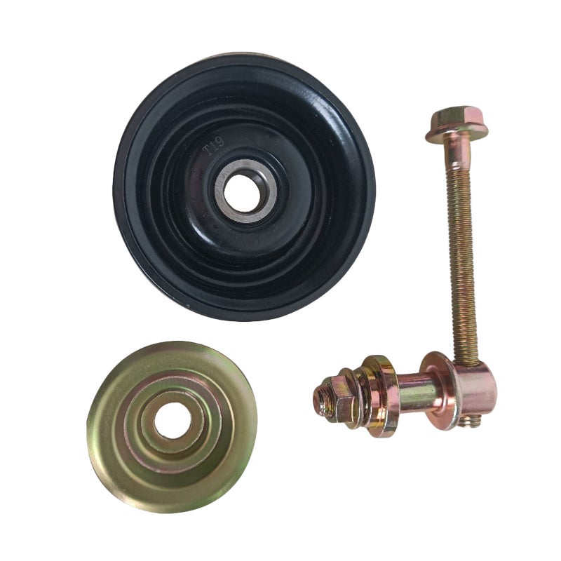Drive Belt Tensioner Pulley Kit: Black Premium Metal Construction - Long-lasting Durability, Improved Vehicle Performance, Wide Compatibility for Toyota CAMRY, T100, COROLLA, PRADO, RAV4 - Image 2