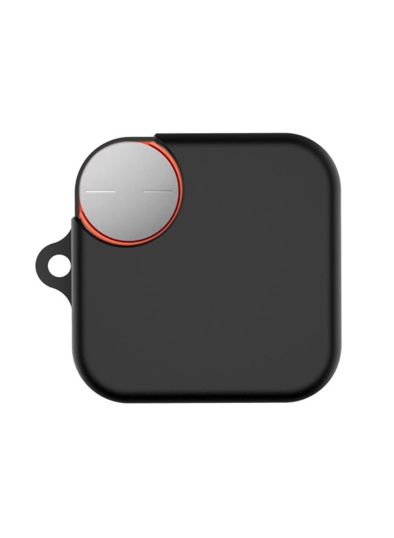 Silicone Case Compatible with CMF By Nothings Buds Pro 2 Headphone Protective Case for Wireless Headphones with Carabiner Anti-Drop Headset Case (Black) - Image 1