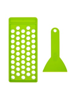 POPETPOP Lipstick Filling Mold Lip Balm Tray and Spatula Set Plastic Lip Tubes Tray for 15mm Tubes