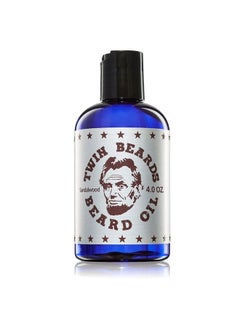 TWIN BEARDS BEARD OIL Twin Beards Sandalwood Beard Oil for Men | Beard Conditioner for Men | Essential Beard Care | Beard Softener for Men during Beard Growth | Beard Moisturizer | Mens Beard Oil Sandalwood | 4 oz 