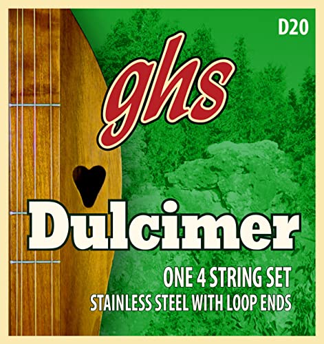 GHS Strings GHS Dulcimer Loopend Stainless Steel Strings 12-20 D20 - Image 5
