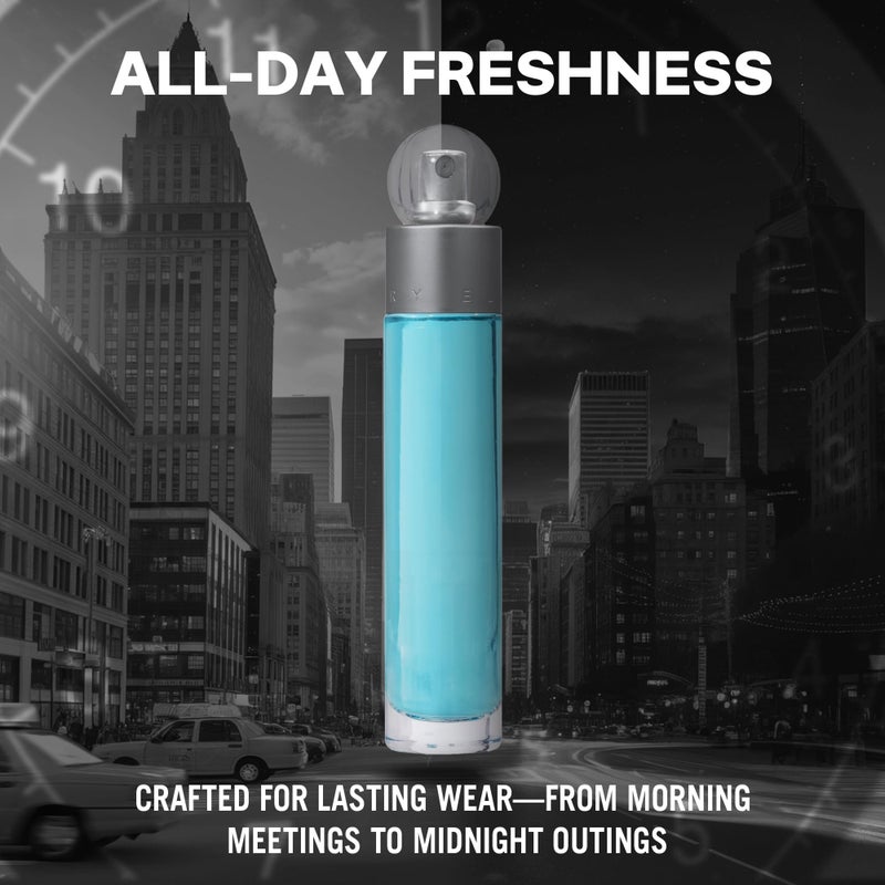 Perry Ellis 360Â° Eau De Toilette Spray for Men - Mens Cologne, Long Lasting Perfume, EDT, Fragrance with Notes of Bergamot, Juniper & Musk - 3.4 fl oz (100 mL) - Image 3