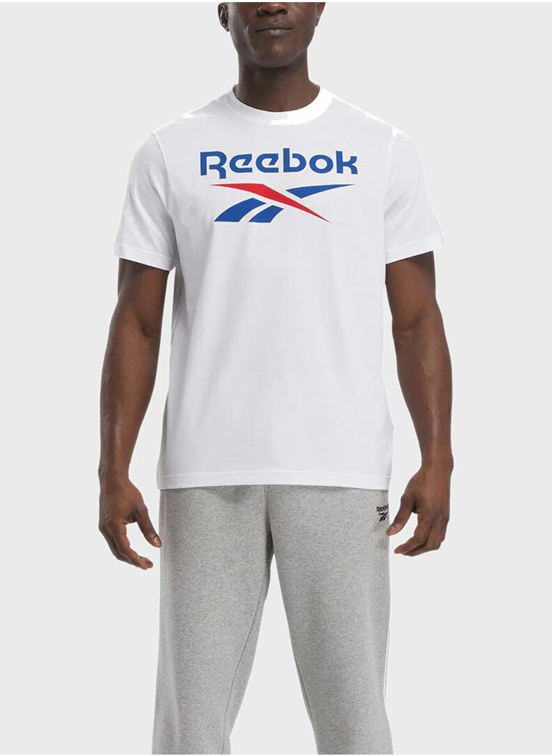 Reebok - Identity Big Stacked Logo T-Shirt - Image 1