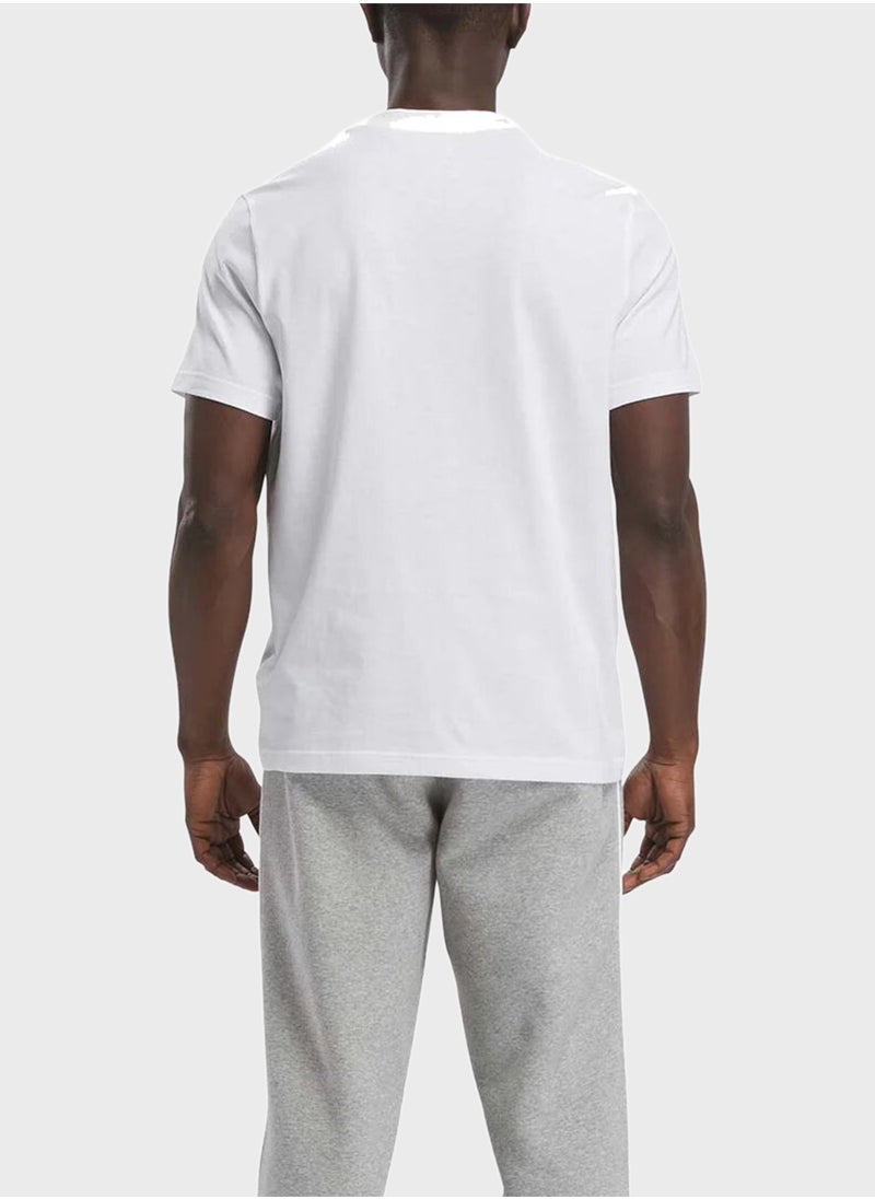 Reebok - Identity Big Stacked Logo T-Shirt - Image 1