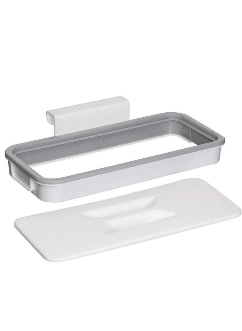 vsell24 Hanging Trash Bag Holder, Cupboard Door Back Trash Rack Storage, Waste Bin, Kitchen Cabinet Garbage Tools - Image 4