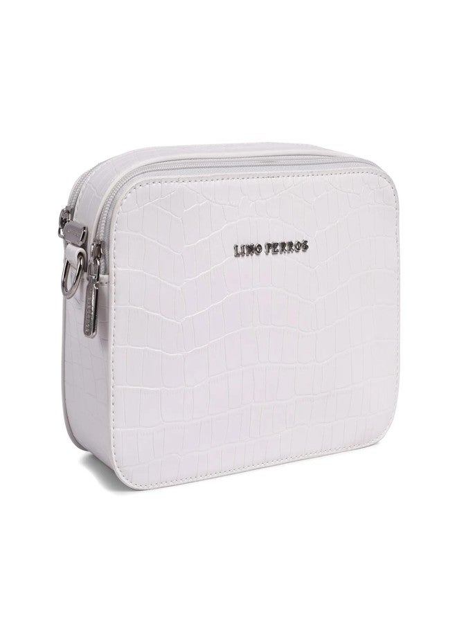 Lino Perros Womens White Hand Bag - Image 3
