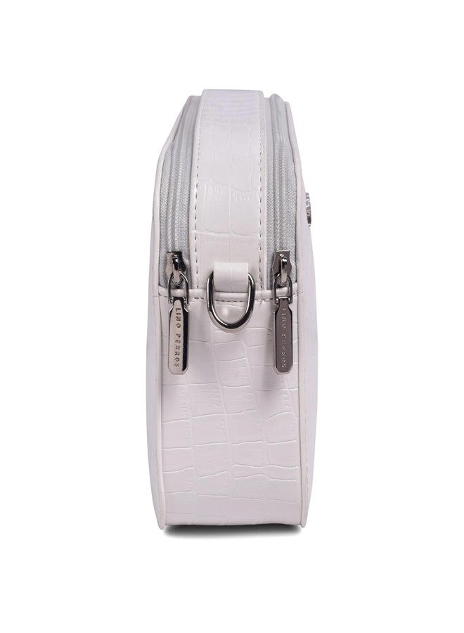 Lino Perros Womens White Hand Bag - Image 4