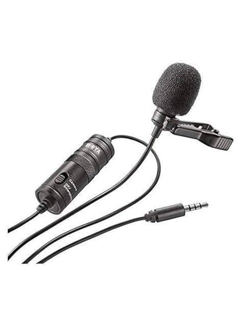 BOYA  BY-M1DM Dual Collar Microphone For Cameras Smartphones Tablets Computers Recorders - Image 5