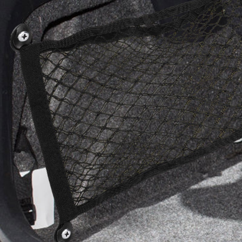 2pcs Net Stretchable Mesh Organizer Car Storage Net Car Trunk Organizer - Image 3