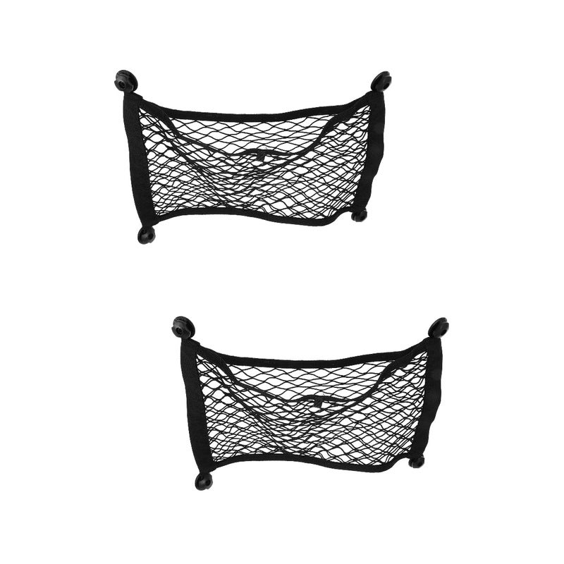 2pcs Net Stretchable Mesh Organizer Car Storage Net Car Trunk Organizer - Image 1