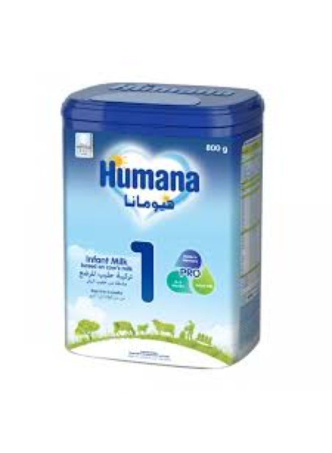 Humana 1 Probalance milk formula for children, 800 g