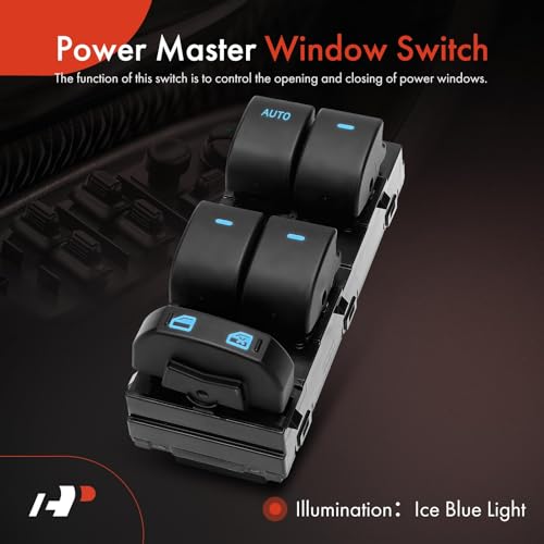 A-Premium Front Driver Side Master Power Window Switch Compatible with Ford Taurus 2010-2012, Flex 2009-2019, Replace# 8A8Z14529AA, AA8Z14529AA - Image 3