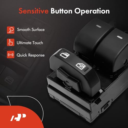 A-Premium Front Driver Side Master Power Window Switch Compatible with Ford Taurus 2010-2012, Flex 2009-2019, Replace# 8A8Z14529AA, AA8Z14529AA - Image 5
