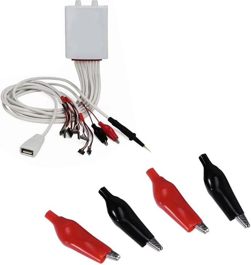 مشابك التمساح الحمراء والسوداء المعزولة 20 قطعة، أحذية بلاستيكية، مشابك معدنية كهربائية - Image 5