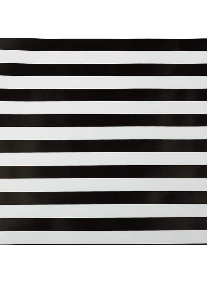 JAM Paper Gift Wrap - Striped Wrapping Paper - 25 Sq Ft (30 In X 10 Ft) - Black & White Stripes - Roll Sold Individually  - Image 4